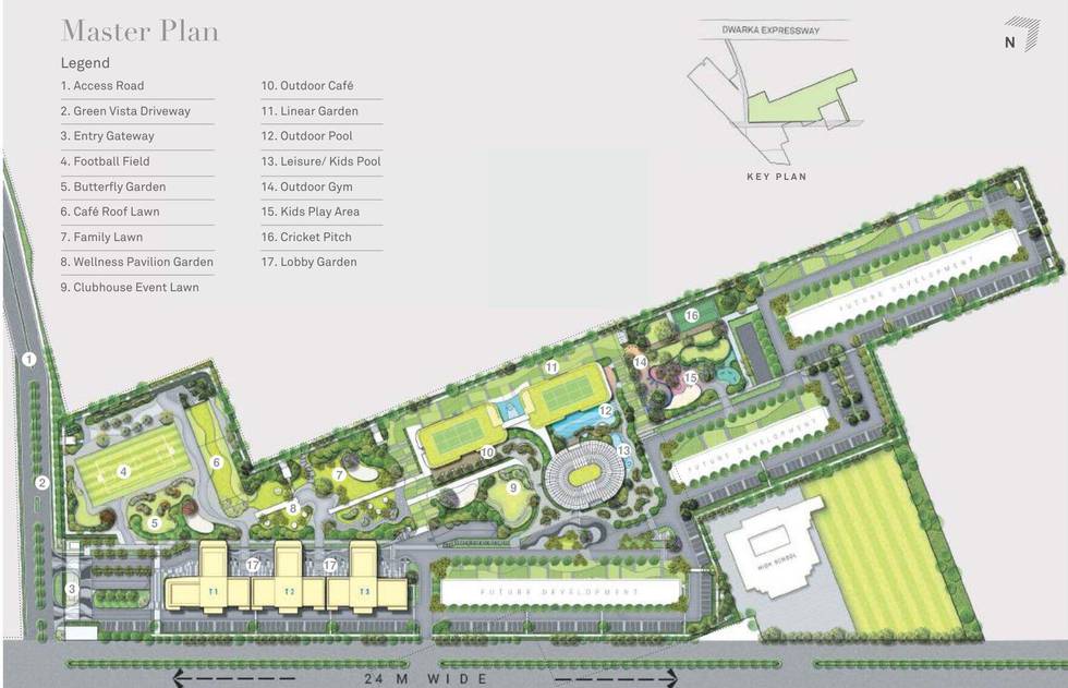 Master or location plan — Indiabulls Estate and Club
