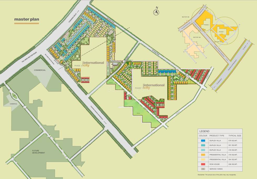 Master or location plan — International City by Sobha Phase 1
