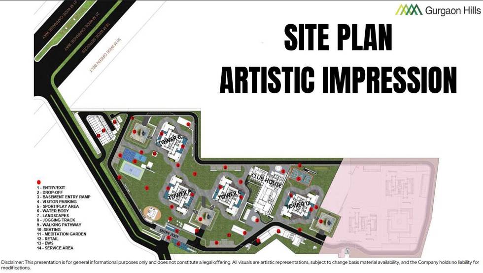 Master or location plan — Ireo Gurgaon Hills