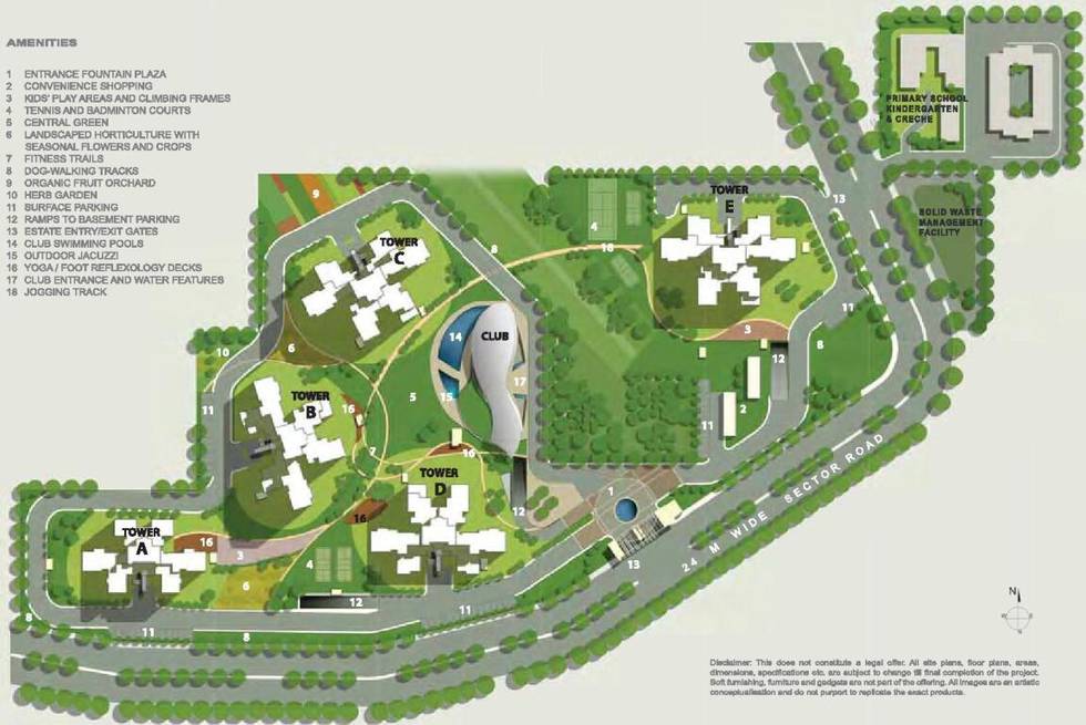 Master or location plan — Ireo Uptown