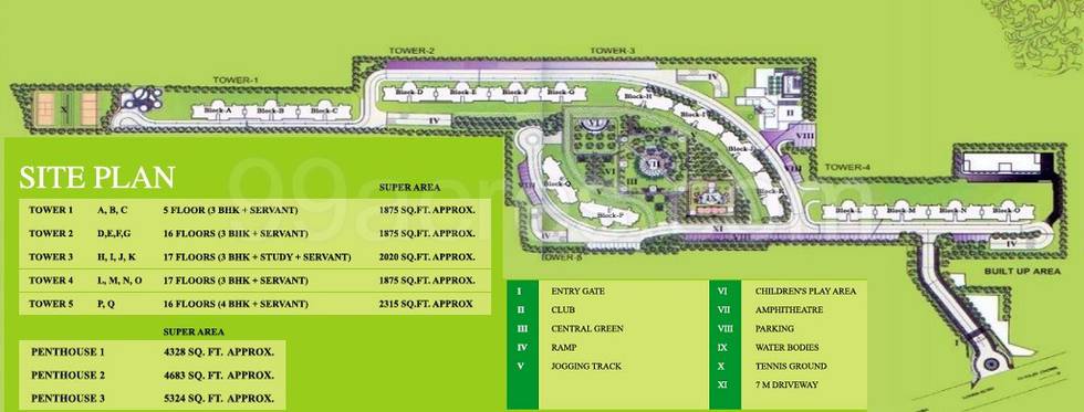 Master or location plan — JMD Gardens