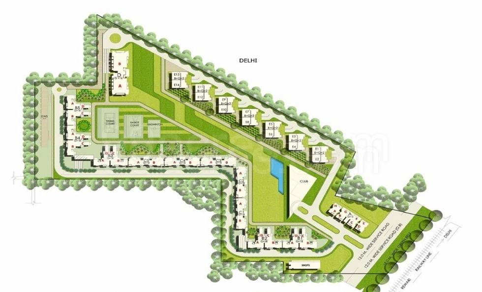 Master or location plan — Kashish Manor One