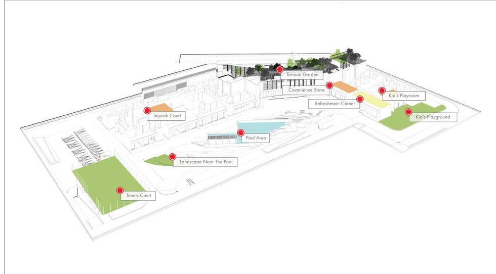 Master or location plan — Krisumi Waterfall Residences