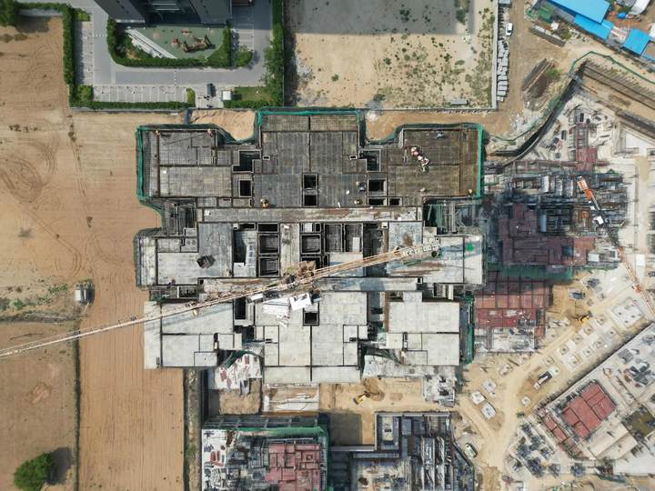 Construction progress — Krisumi Waterfall Suites