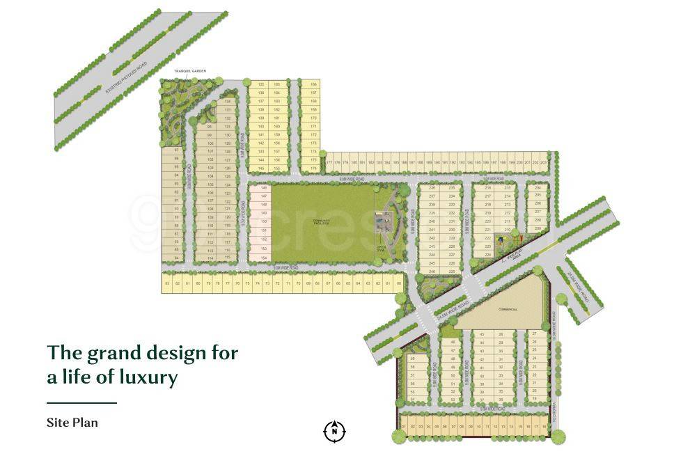 Master or location plan — Landmark Avana