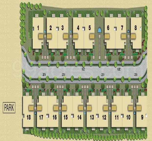 Master or location plan — Landmark Avenue