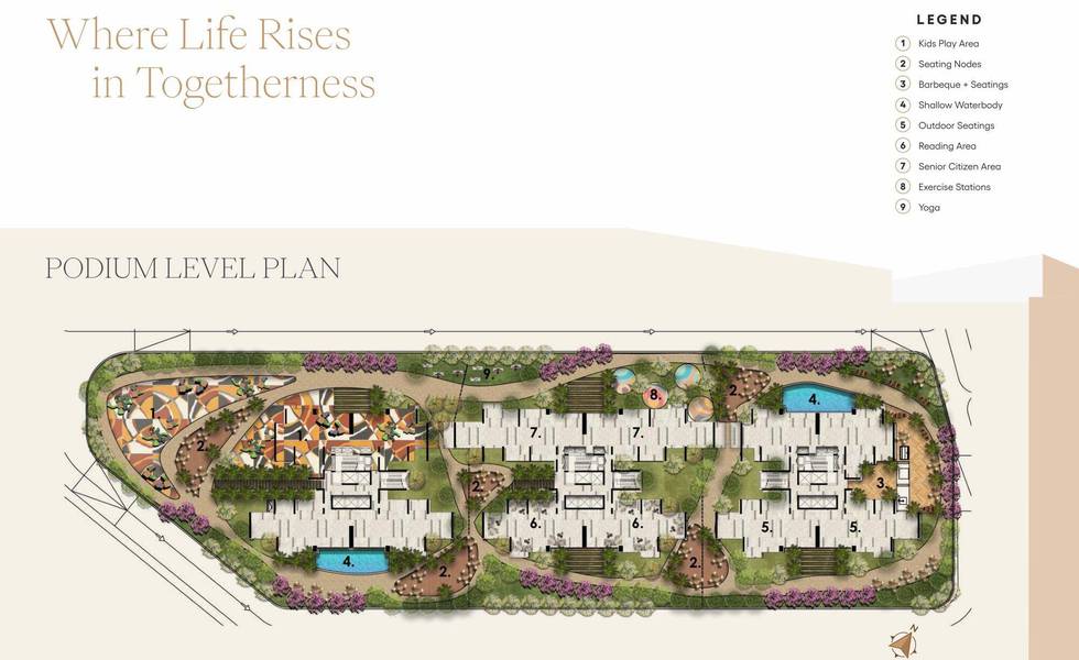 Master or location plan — Levante Residences