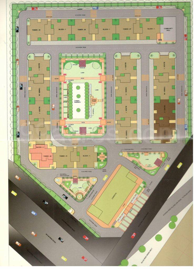 Master or location plan — Lotus Homz