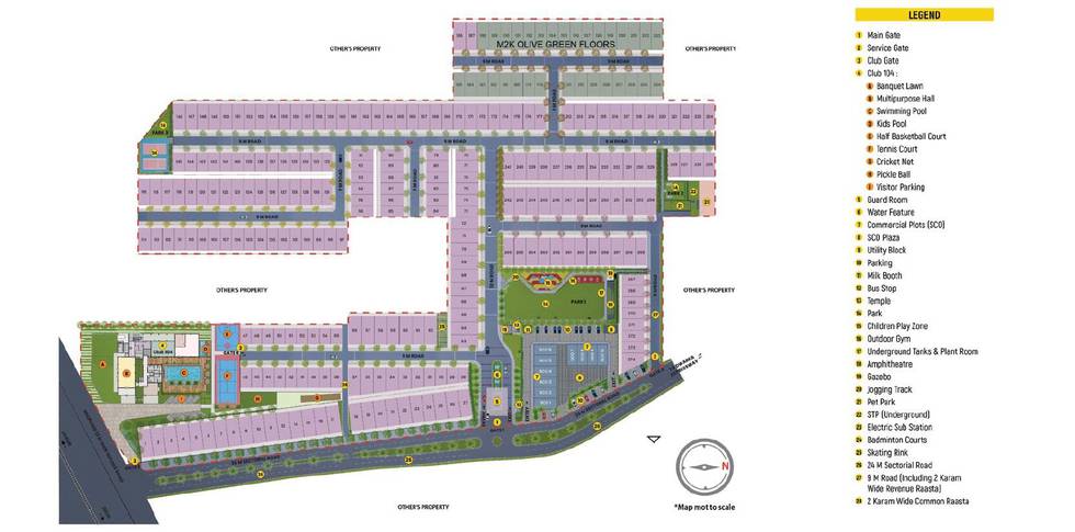 Master or location plan — M2K Olive Green Floors