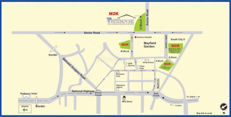 Master or location plan — M2K The White House