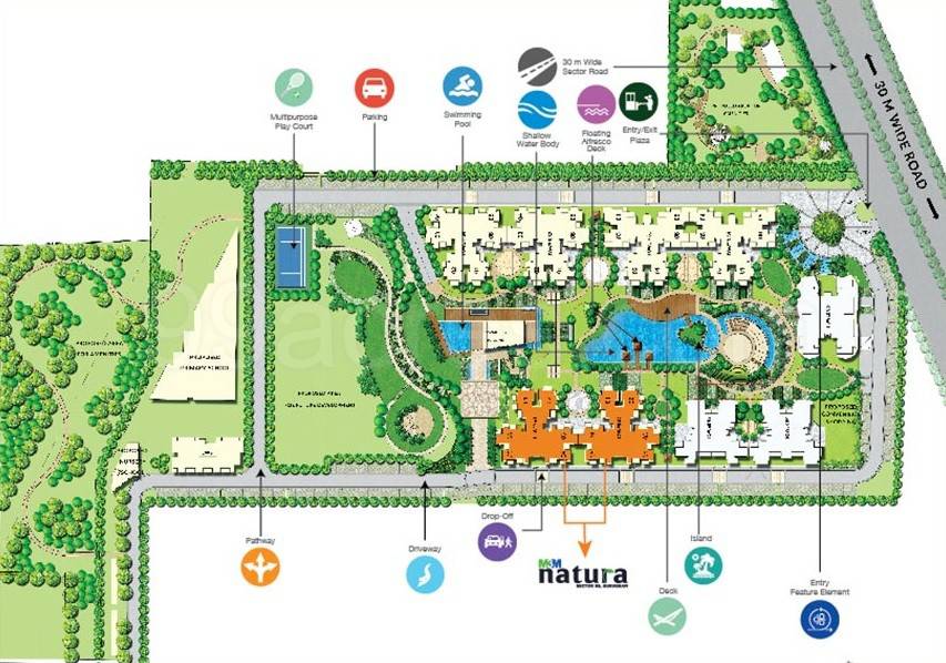 Master or location plan — M3M Natura