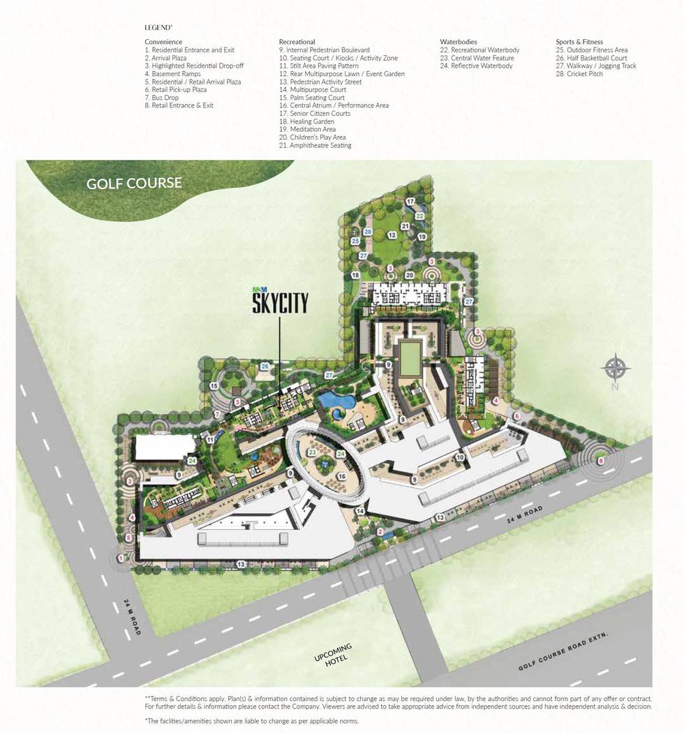 Master or location plan — M3M Skycity