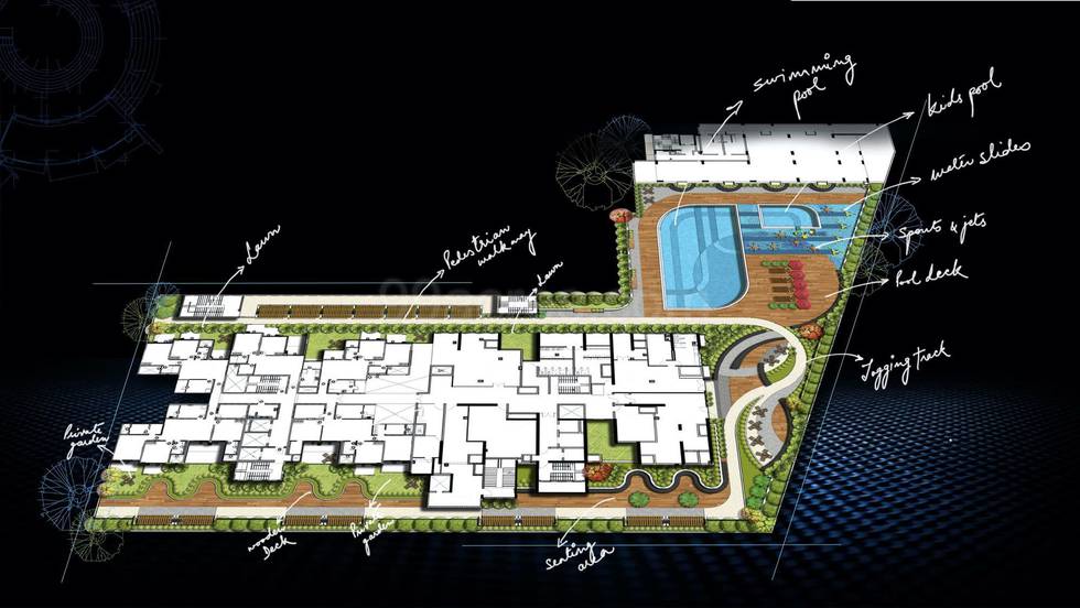 Master or location plan — M3M Skywalk
