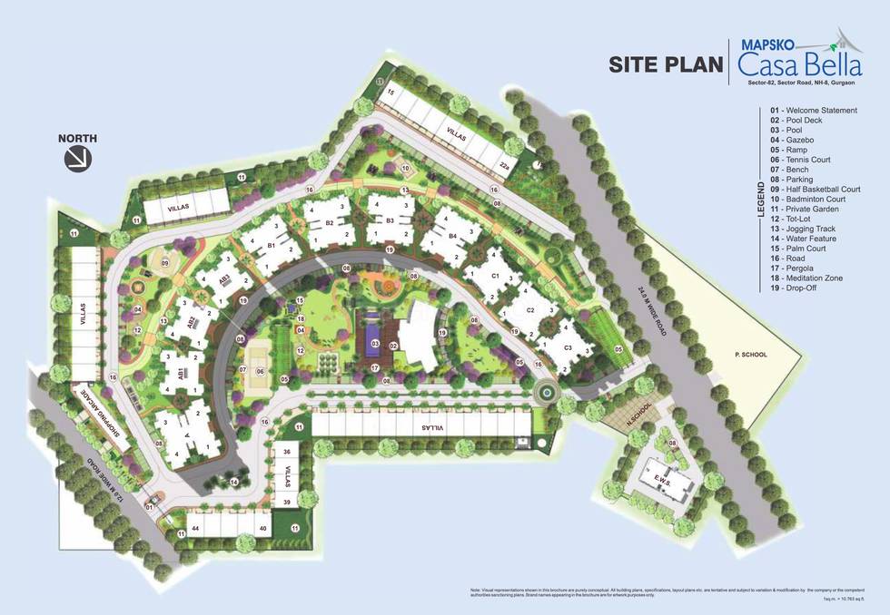 Master or location plan — Mapsko Casa Bella