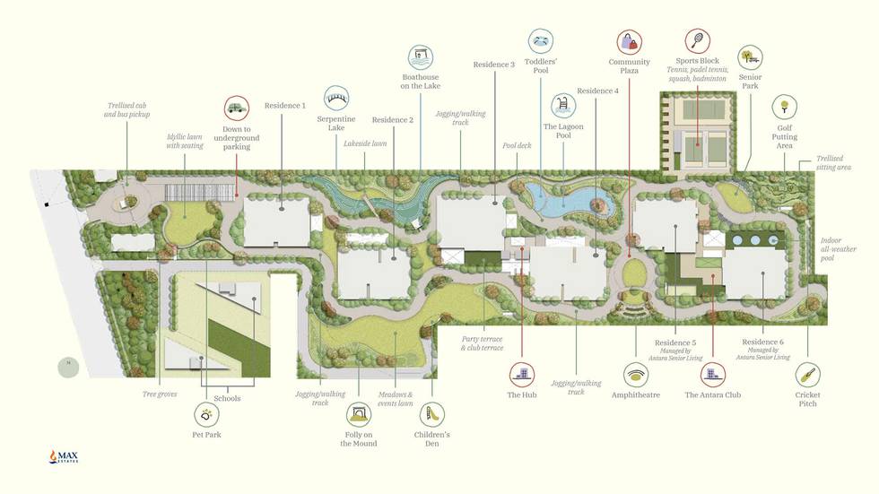 Master or location plan — Max Estate 360