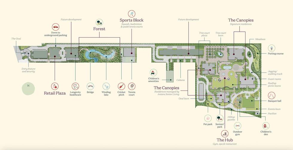 Master or location plan — Max Estate 361