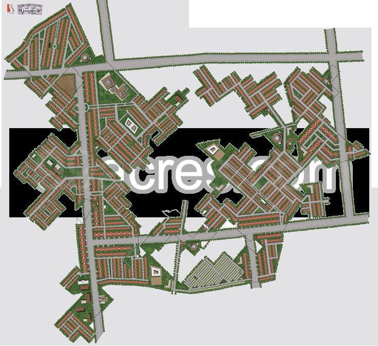 Master or location plan — Mayfield Gardens