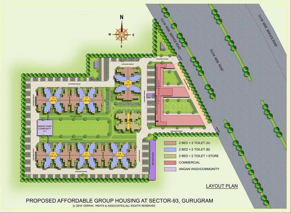 Master or location plan — MRG The Balcony