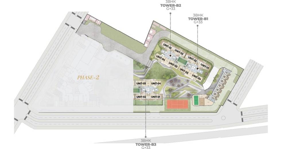 Master or location plan — Navraj The Kingstown Heights