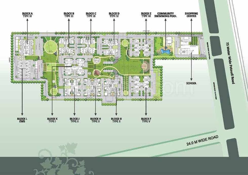 Master or location plan — NBCC Heights