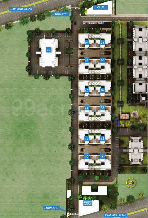 Master or location plan — Orion Galaxy