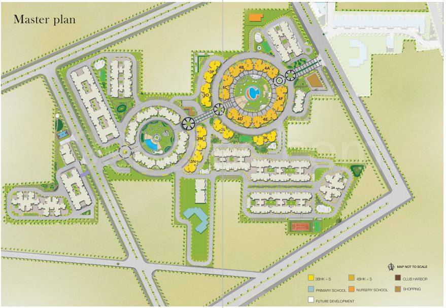 Master or location plan — Orris Aster Court Premier