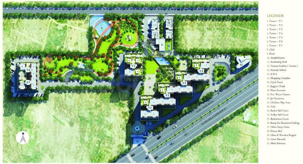 Master or location plan — Pareena Coban Residences