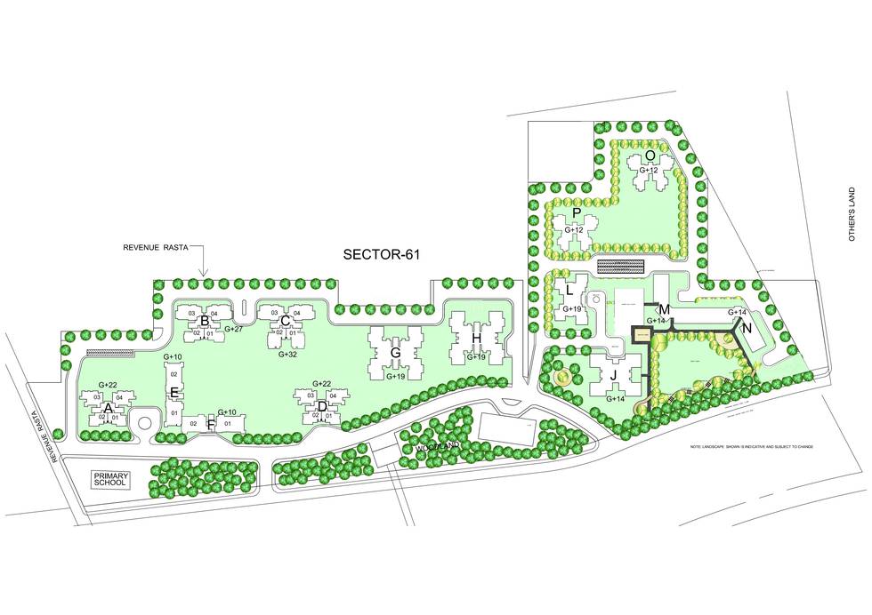 Master or location plan — Pioneer Park