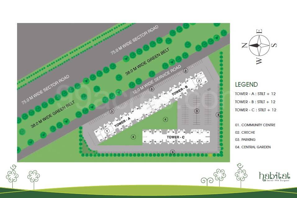 Master or location plan — Prime Habitat