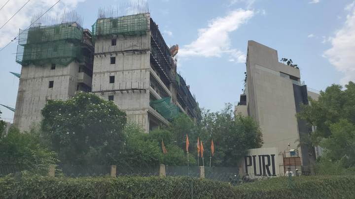 Construction progress — Puri Diplomatic Residences