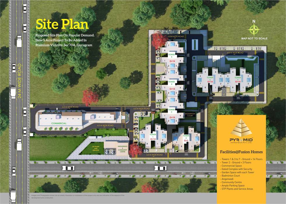 Master or location plan — Pyramid Fusion Homes