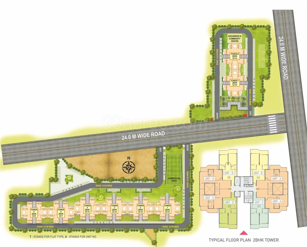 Master or location plan — Pyramid Midtown
