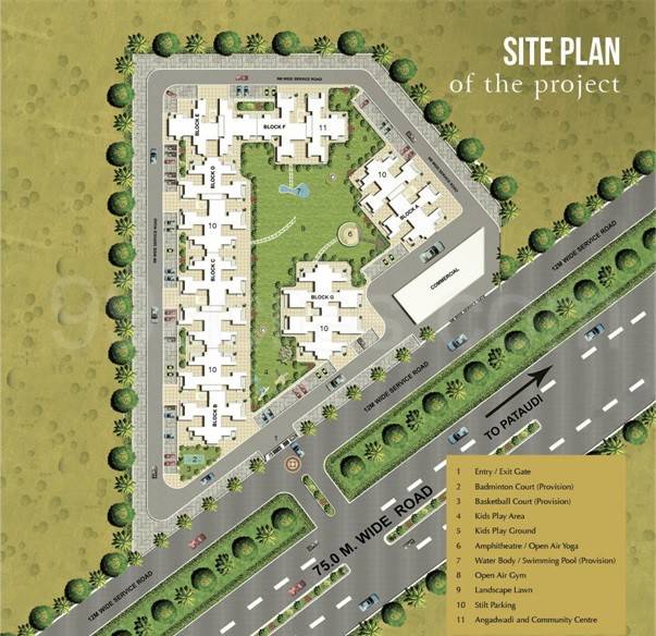 Master or location plan — Ramsons Kshitij
