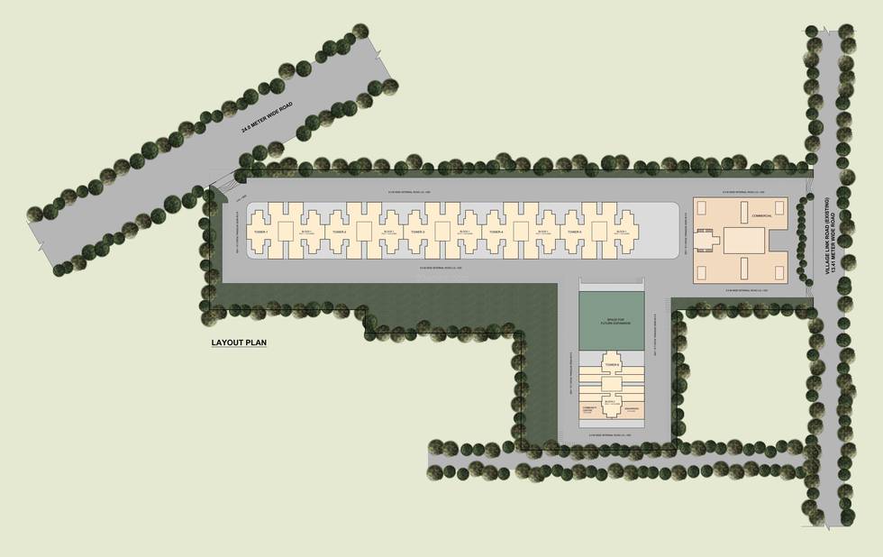 Master or location plan — ROF Ananda