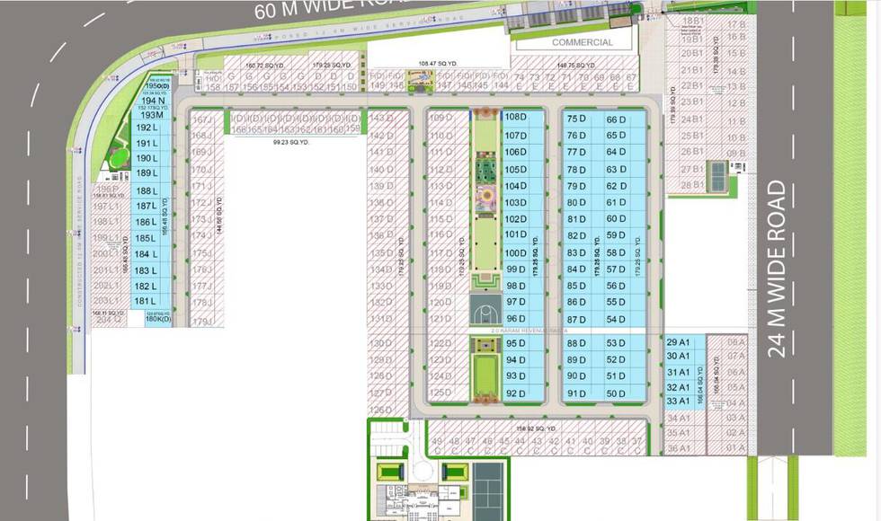 Master or location plan — ROF Pravasa