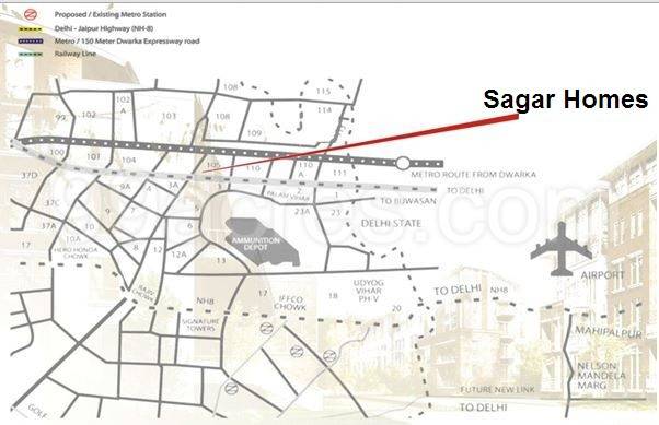 Master or location plan — Sagar Homes