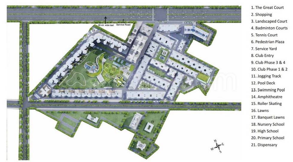 Master or location plan — Sare Petioles