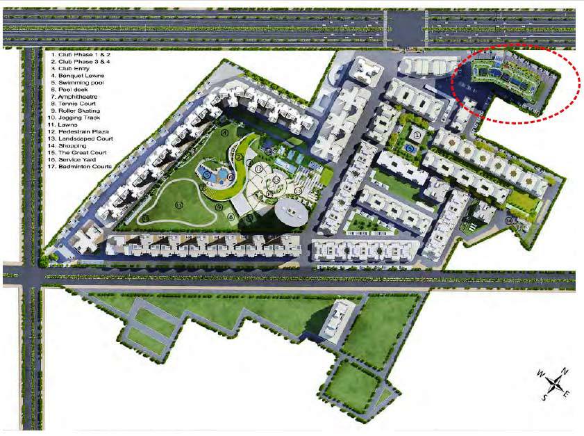 Master or location plan — Sare The Grand