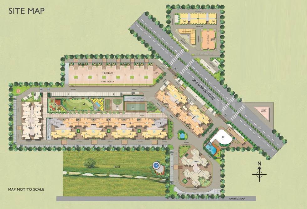 Master or location plan — Satya The Hermitage