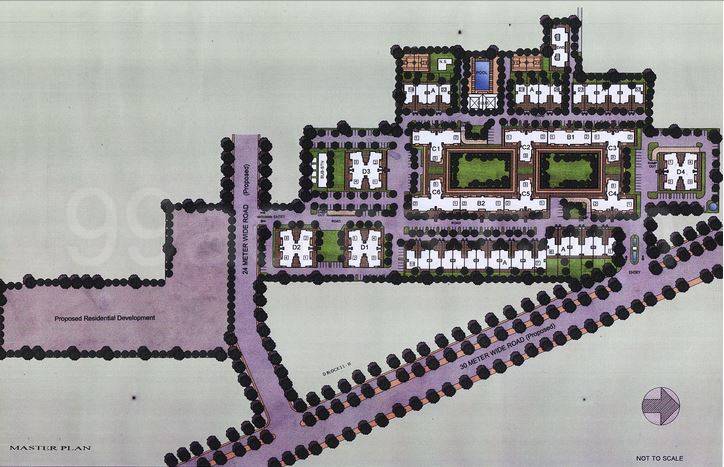 Master or location plan — Satya The Legend