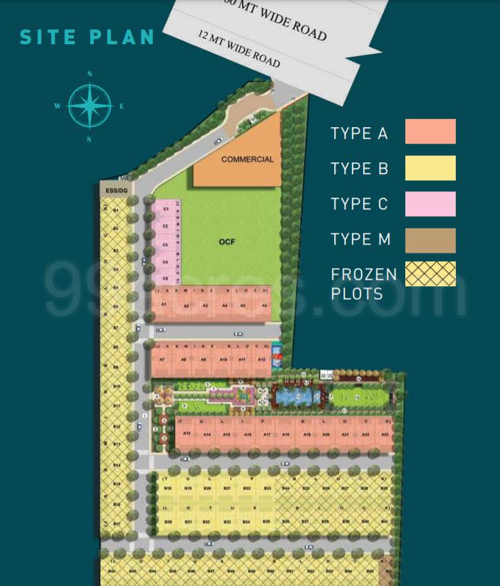 Master or location plan — Signature Global City 37D Ph 2