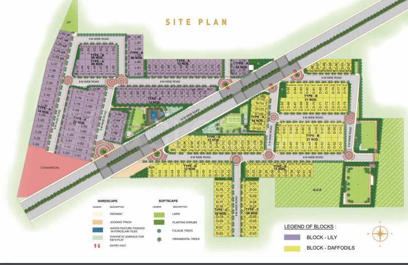 Master or location plan — Signature Global City 81