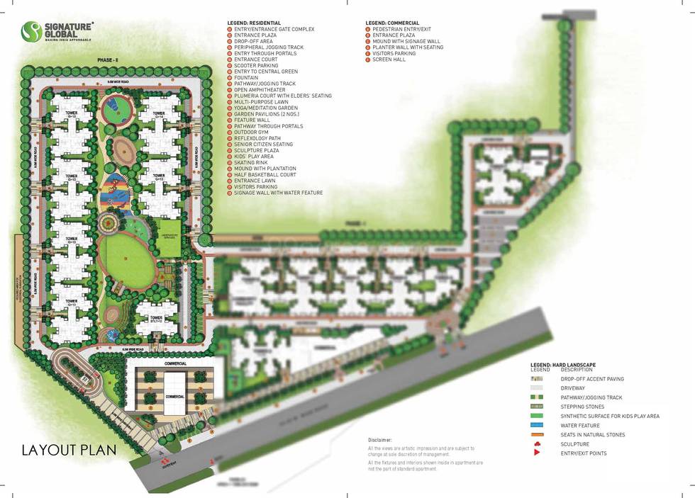 Master or location plan — Signature Global Orchard Avenue 2