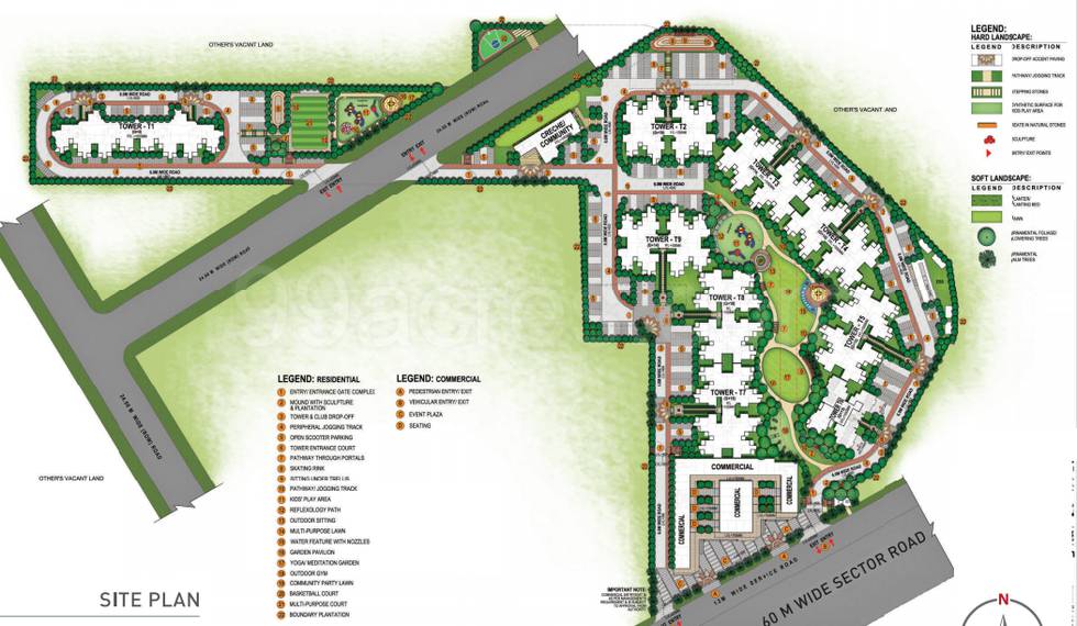 Master or location plan — Signature Global Superbia