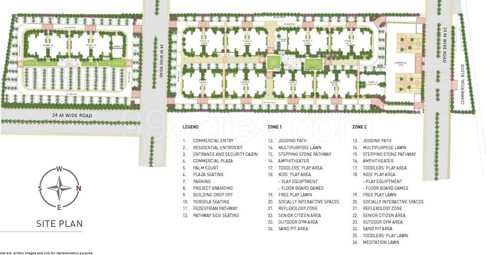 Master or location plan — Signature Global The Millennia 3
