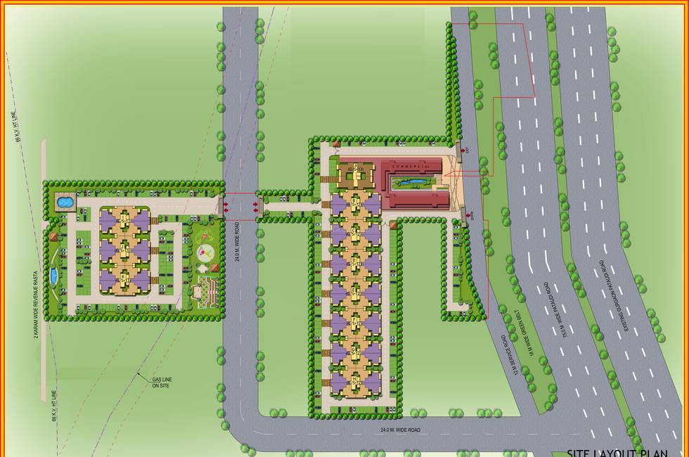 Master or location plan — Signature The Roselia