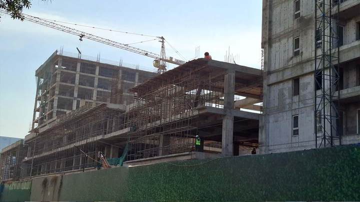 Construction progress — Silverglades Hightown Residences
