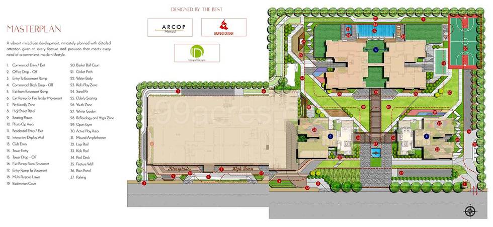 Master or location plan — Silverglades Hightown Residences