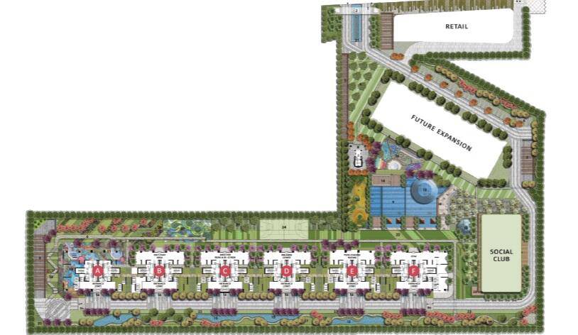 Master or location plan — Smartworld Sky Arc