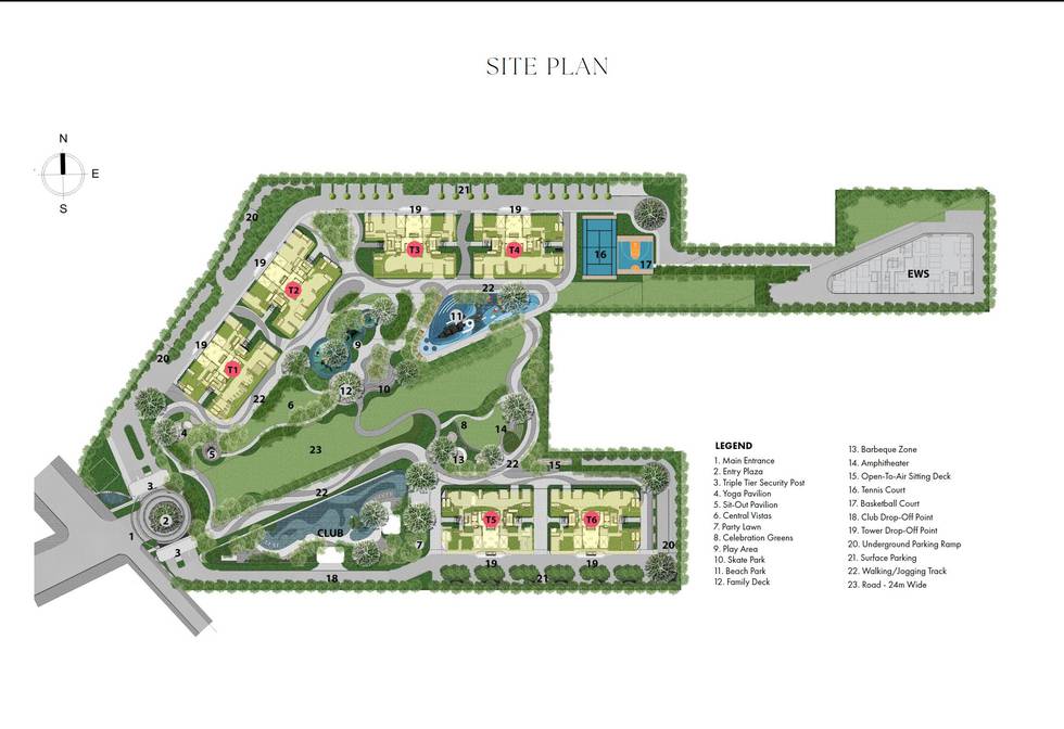 Master or location plan — Smartworld The Edition